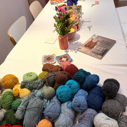 Häkeln lernen - Granny Square Workshop am Sa, 08.02 ab 11.00 Uhr